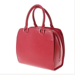 Louis Vuitton Handbag Pont Leather Neuf Red Epi